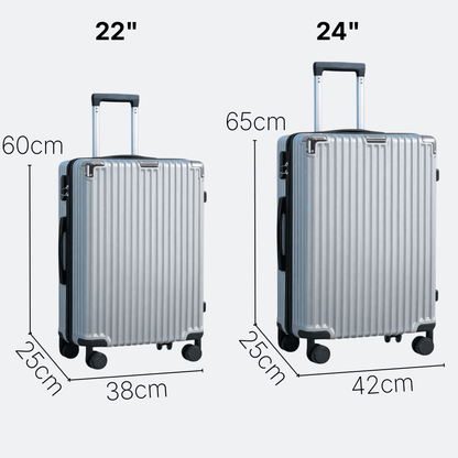 Valise avec Poignée Rétractable Vert Turquoise - | AïtaVia