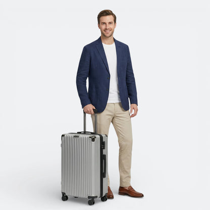 Valise avec Poignée Rétractable Vert Turquoise - | AïtaVia