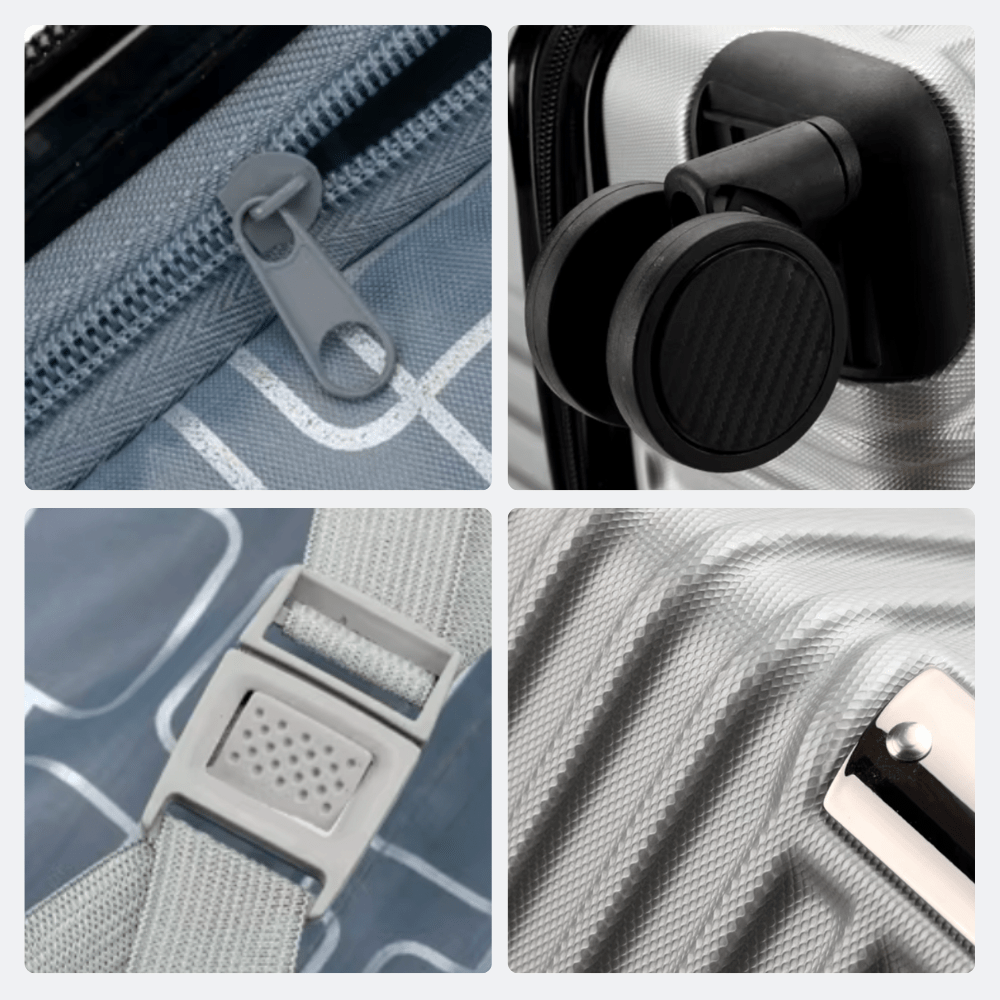 Valise avec Poignée Rétractable Vert Turquoise - | AïtaVia