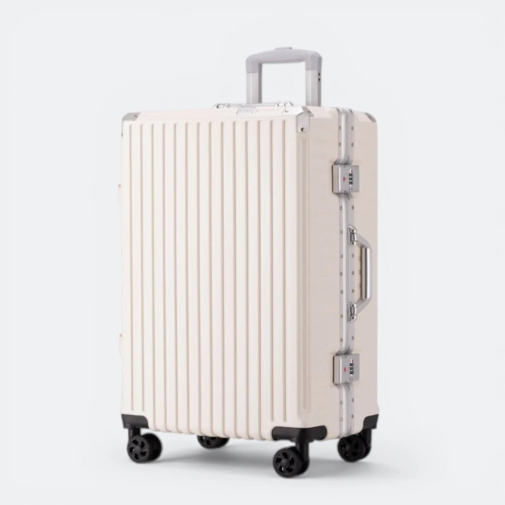 Valise avec Port USB Beige Ivoire - | AïtaVia