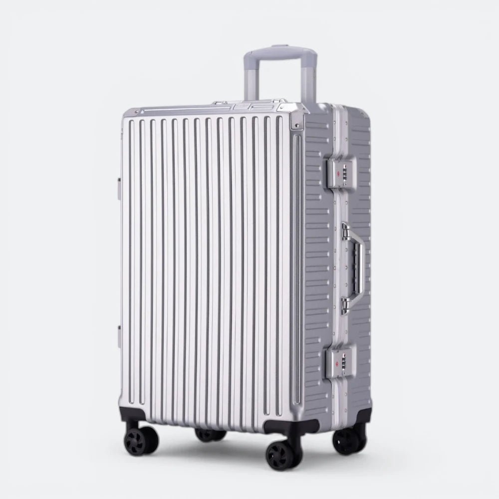 Valise avec Port USB Gris Clair - | AïtaVia