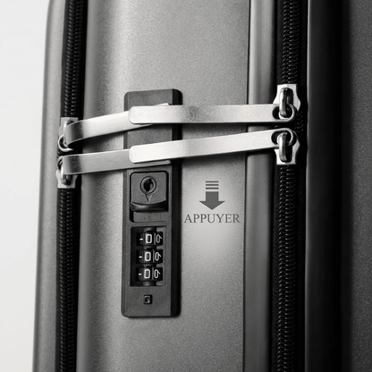 Valise avec Porte Gobelet Argent - | AïtaVia