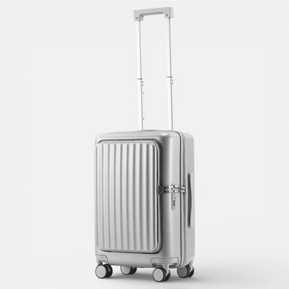 Valise avec Porte Gobelet Argent - | AïtaVia