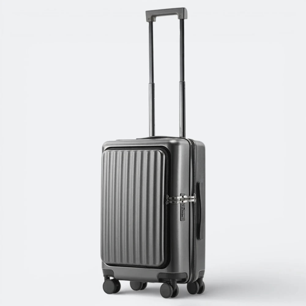 Valise avec Porte Gobelet Noir - | AïtaVia