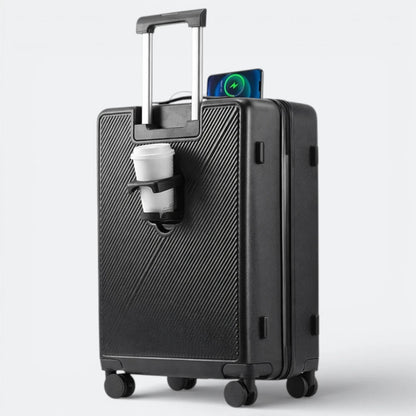 Valise avec Prise USB Bleu Pervenche - | AïtaVia