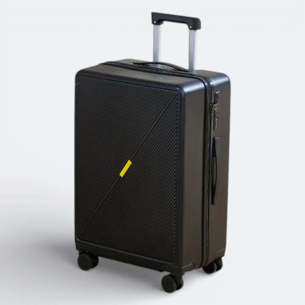 Valise avec Prise USB Noir Profond - | AïtaVia