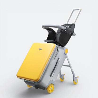 Valise avec Siege Enfant Jaune Soleil - | AïtaVia