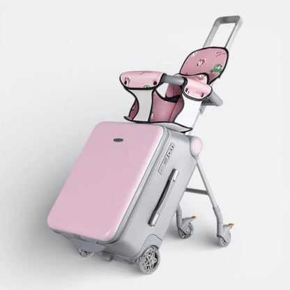 Valise avec Siege Enfant Rosé Clair - | AïtaVia