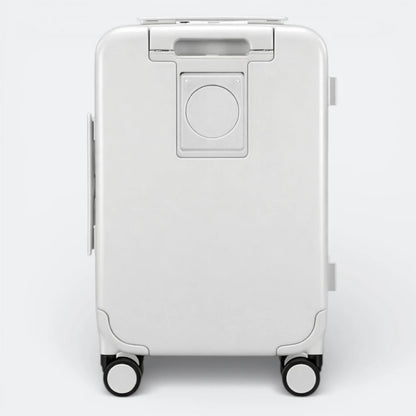 Valise Cabine avec Port USB Blanc Cassé - | AïtaVia