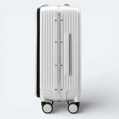 Valise Cabine avec Port USB Blanc Cassé - | AïtaVia