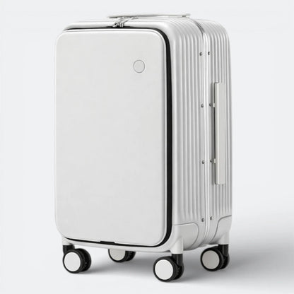Valise Cabine avec Port USB Blanc Cassé - | AïtaVia