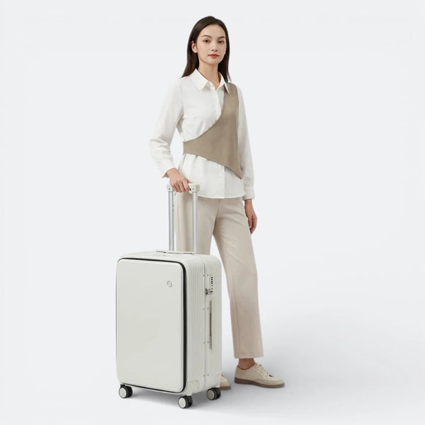 Valise Cabine avec Port USB Gris Ombre - | AïtaVia