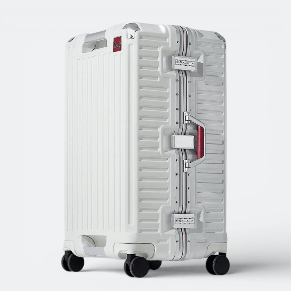 Valise Cadre Aluminium Blanc Cassé - | AïtaVia