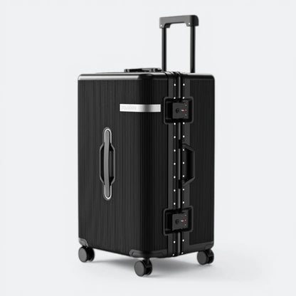 Valise Cadre Aluminium Fermeture TSA Noir Profond - | AïtaVia