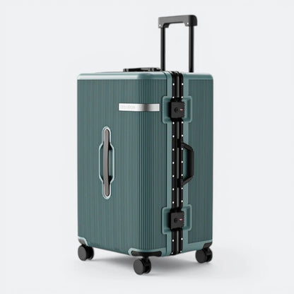 Valise Cadre Aluminium Fermeture TSA Vert Grisâtre - | AïtaVia