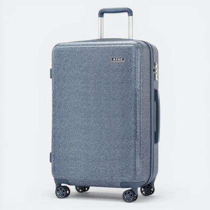 Valise Coque Rigide Légère Bleu Fumé - | AïtaVia