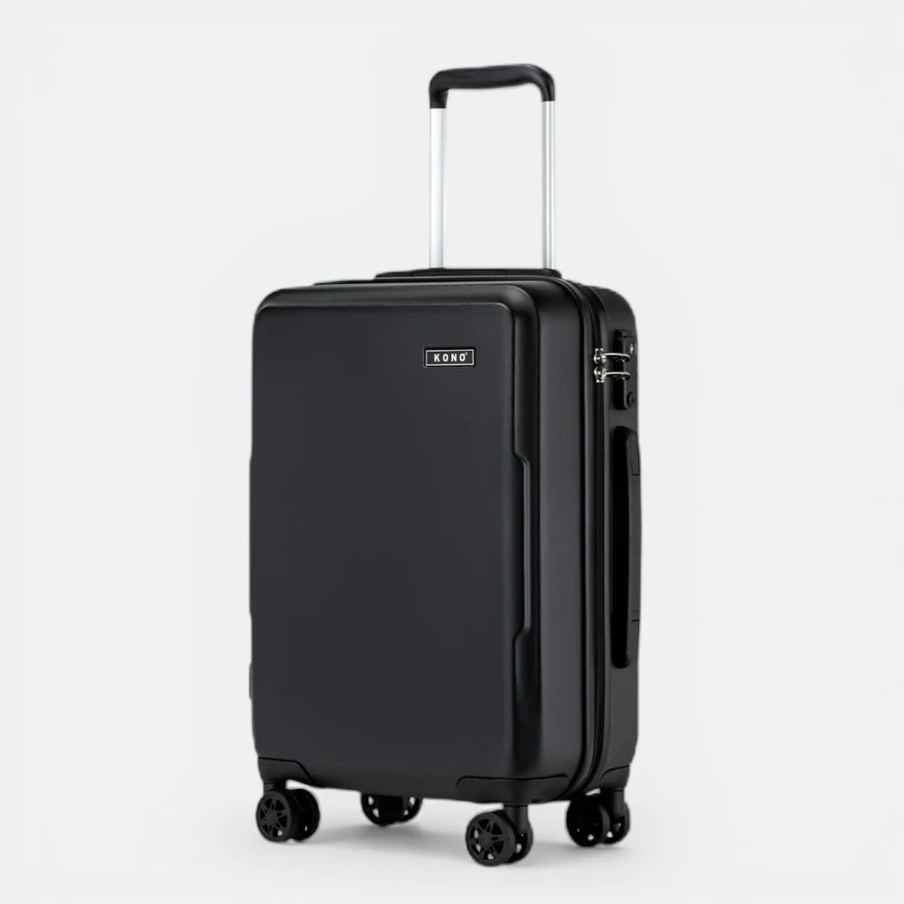 Valise Coque Rigide Légère Noir Charbon - | AïtaVia