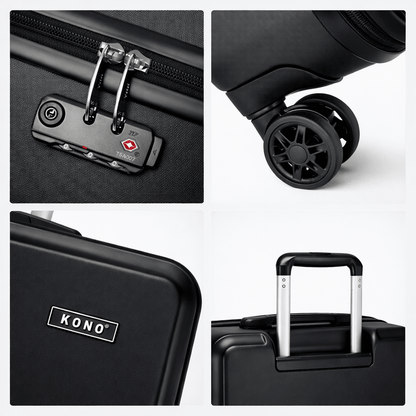 Valise Coque Rigide Légère Vert Lagon - | AïtaVia