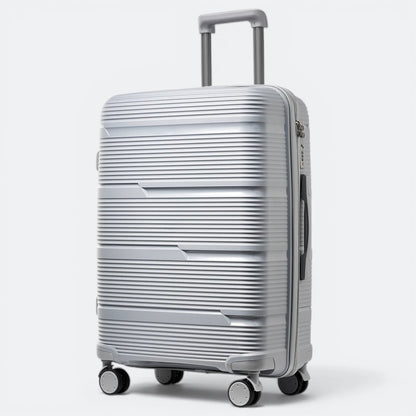 Valise de Cabine Grand Capacité Gris Perle - | AïtaVia