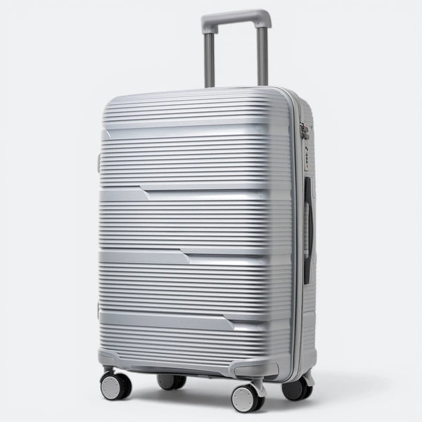 Valise de Cabine Grand Capacité Gris Perle - | AïtaVia