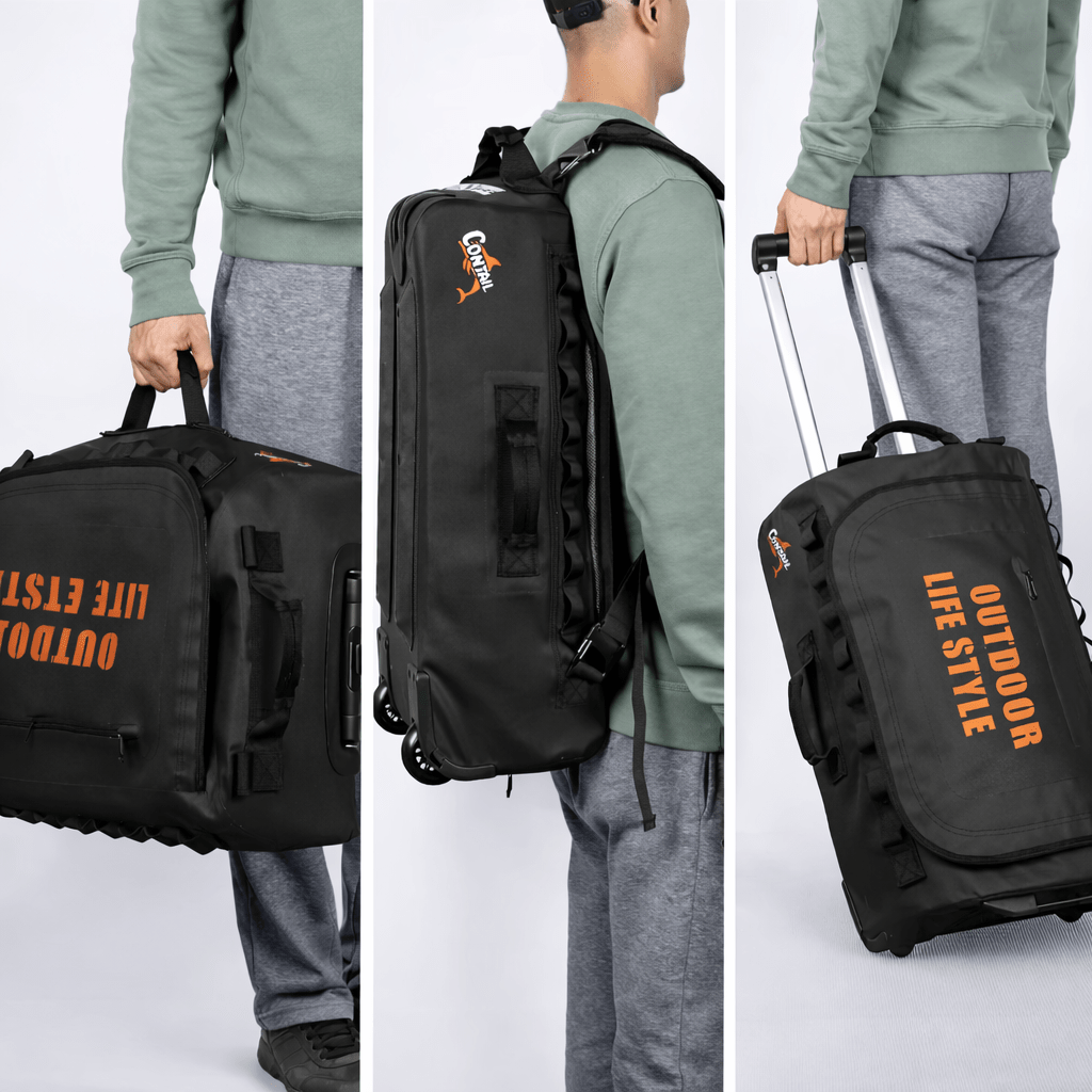 Valise de Plongée Étanche à Roulette Noir Charbon - | AïtaVia