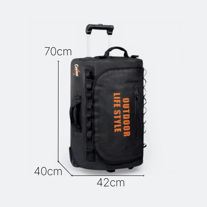 Valise de Plongée Étanche à Roulette Noir Charbon - | AïtaVia