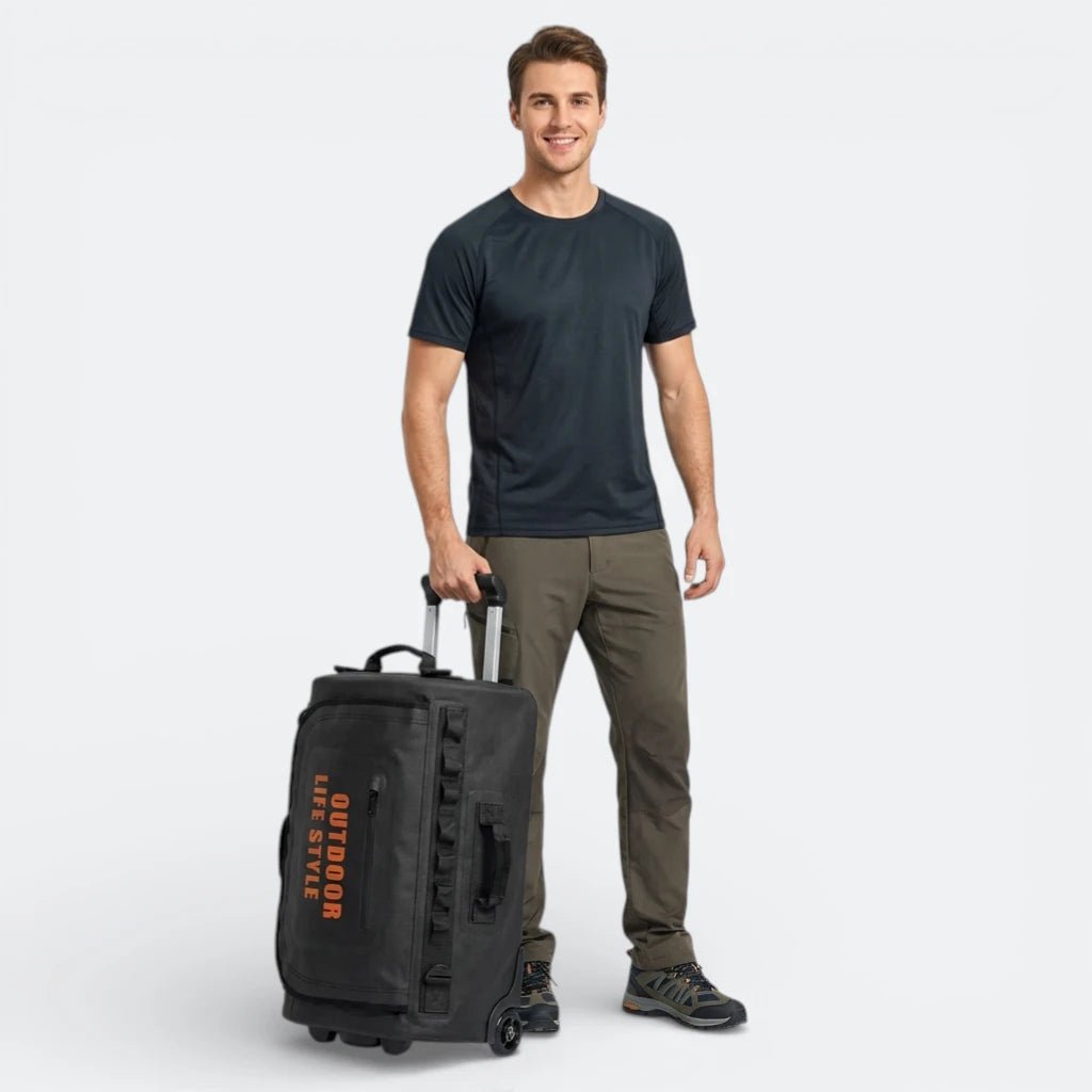 Valise de Plongée Étanche à Roulette Noir Charbon - | AïtaVia