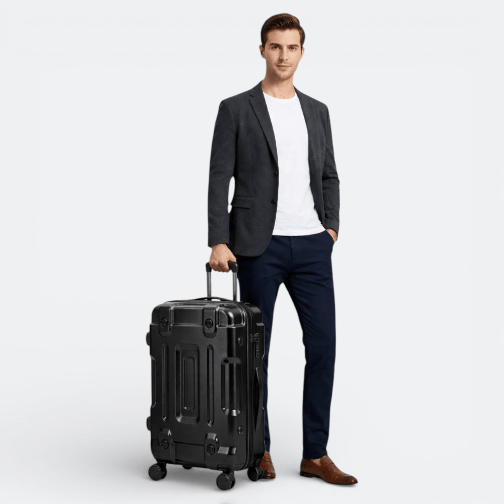 Valise de Voyage Antichoc Gris Clair - | AïtaVia