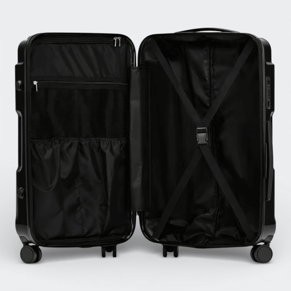 Valise de Voyage Antichoc Gris Clair - | AïtaVia