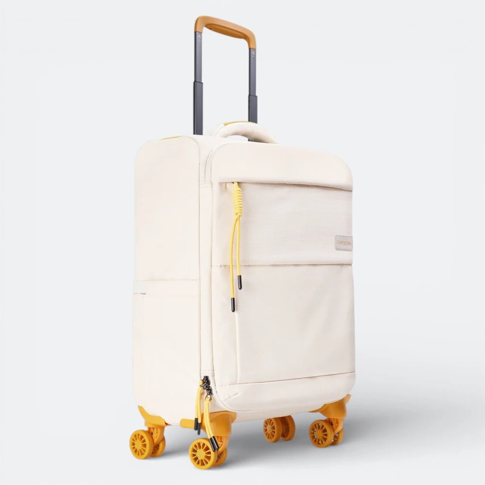 Valise de Voyage Étanche 4 Roues Beige Ivoire - | AïtaVia