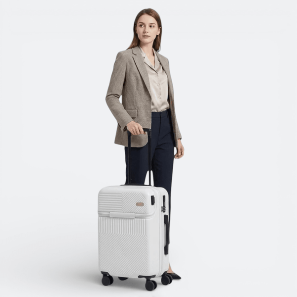 Valise Ouverture Frontale Rouge Brique - | AïtaVia