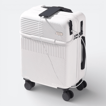 Valise Ouverture Frontale Rouge Brique - | AïtaVia