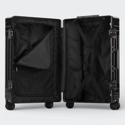 Valise Rigide Argentée Argent - | AïtaVia