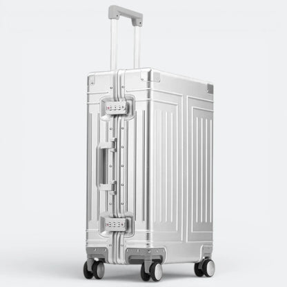 Valise Rigide Argentée Argent - | AïtaVia