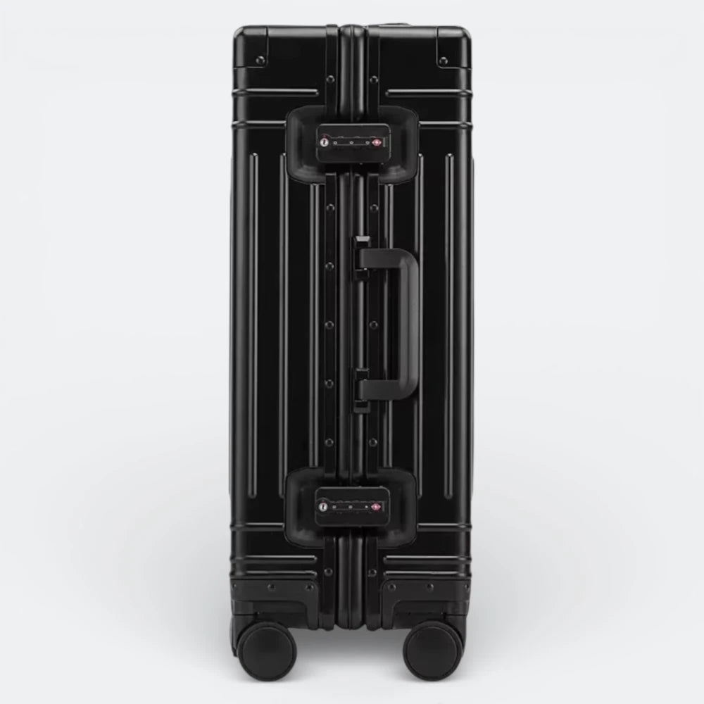 Valise Rigide Argentée Argent - | AïtaVia