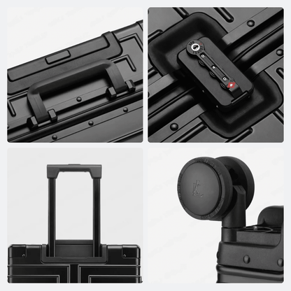 Valise Rigide Argentée Argent - | AïtaVia