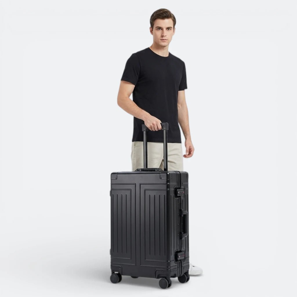 Valise Rigide Argentée Argent - | AïtaVia