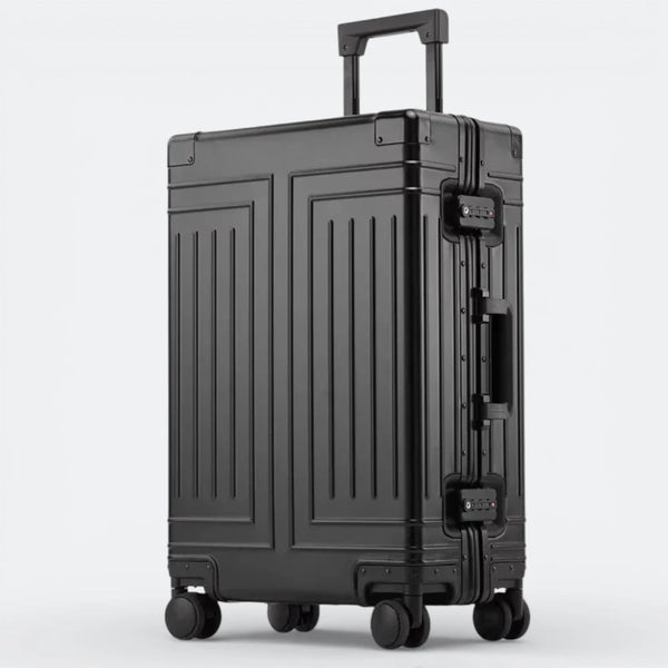 Valise Rigide Argentée Noir Argenté - | AïtaVia