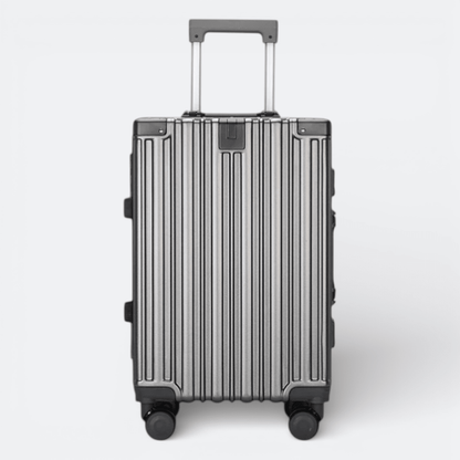 Valise Rigide Roulette Solide Gris Neutre - | AïtaVia