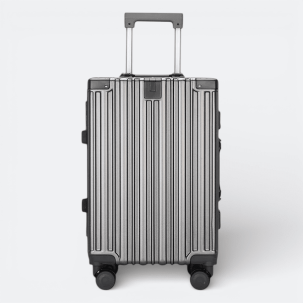 Valise Rigide Roulette Solide Gris Neutre - | AïtaVia