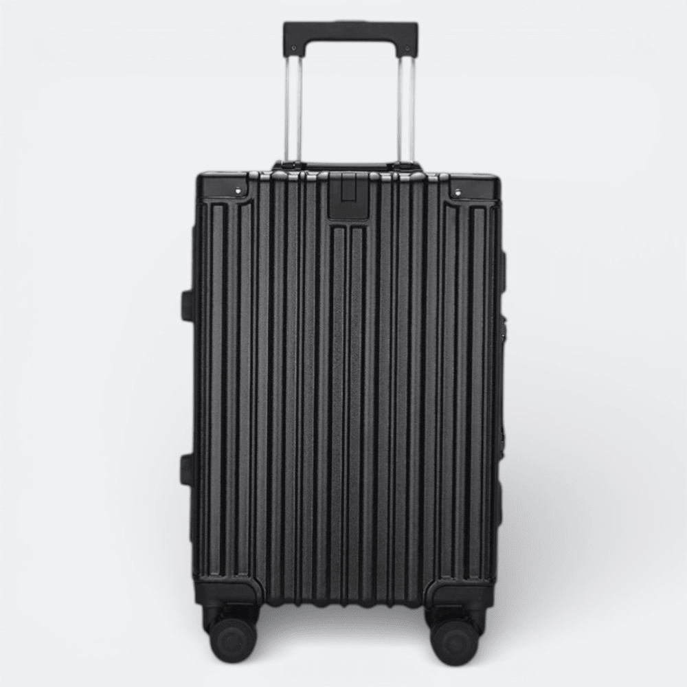 Valise Rigide Roulette Solide Noir Profond - | AïtaVia