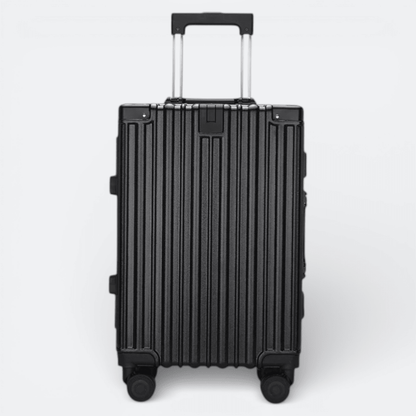 Valise Rigide Roulette Solide Noir Profond - | AïtaVia