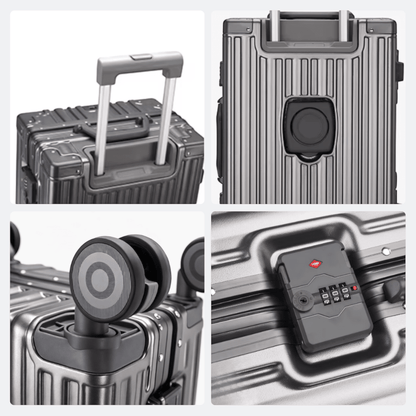 Valise Rigide Roulette Solide Vert D’eau - | AïtaVia