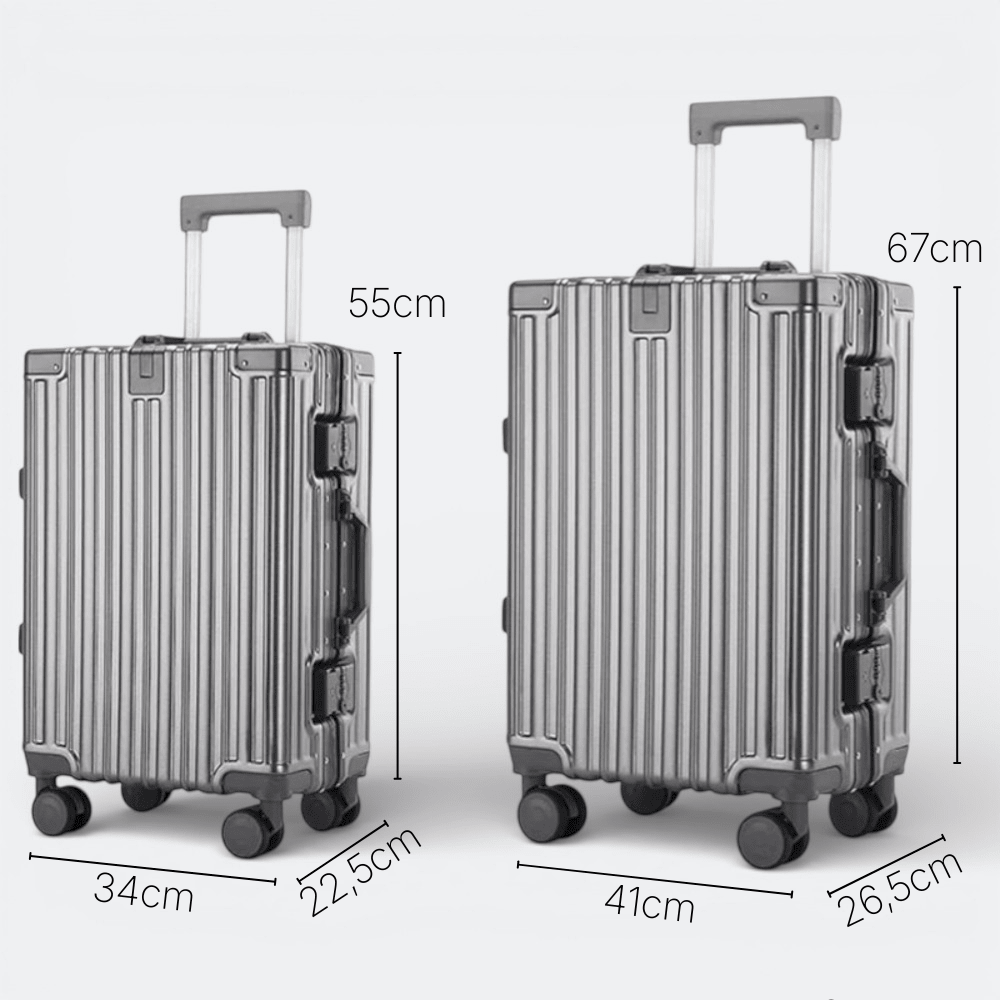 Valise Rigide Roulette Solide Vert D’eau - | AïtaVia