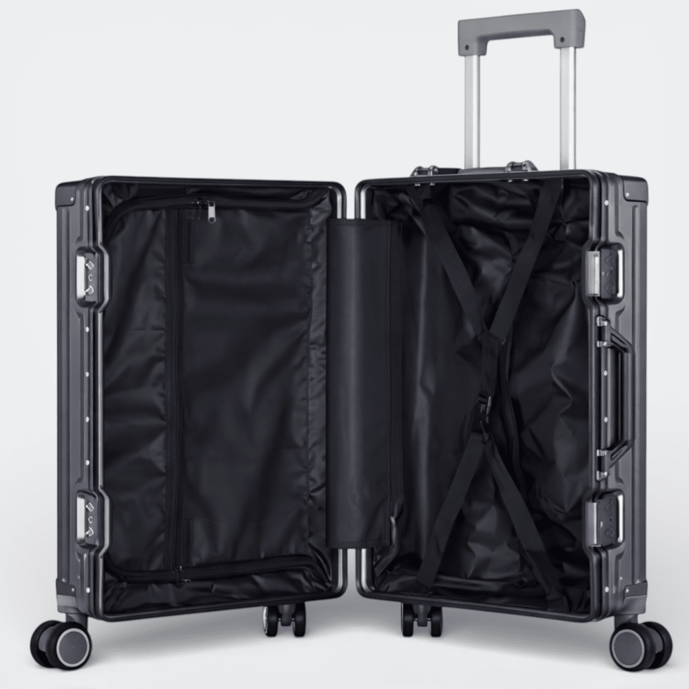 Valise Rigide Roulette Solide Vert D’eau - | AïtaVia