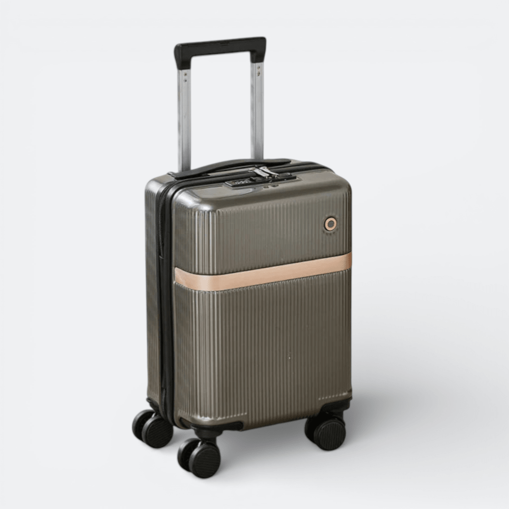 Valise Roue Démontable Taupe Gris - | AïtaVia