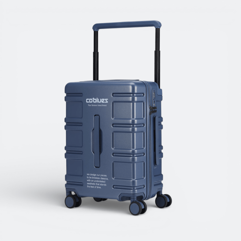 Valises 4 Roues Poignée Large Bleu Gris - | AïtaVia