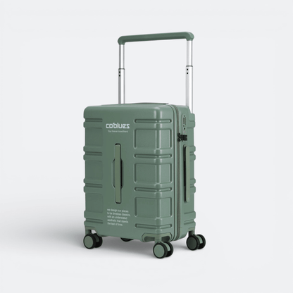 Valises 4 Roues Poignée Large Vert Gris Ardoise - | AïtaVia