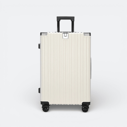 Valises 4 Roulettes Solide Blanc Ivoire - | AïtaVia