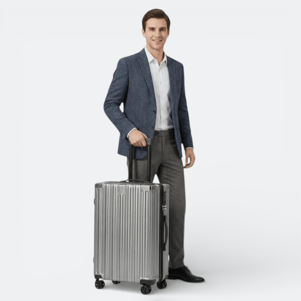 Valises 4 Roulettes Solide Vert Menthe Pâle - | AïtaVia